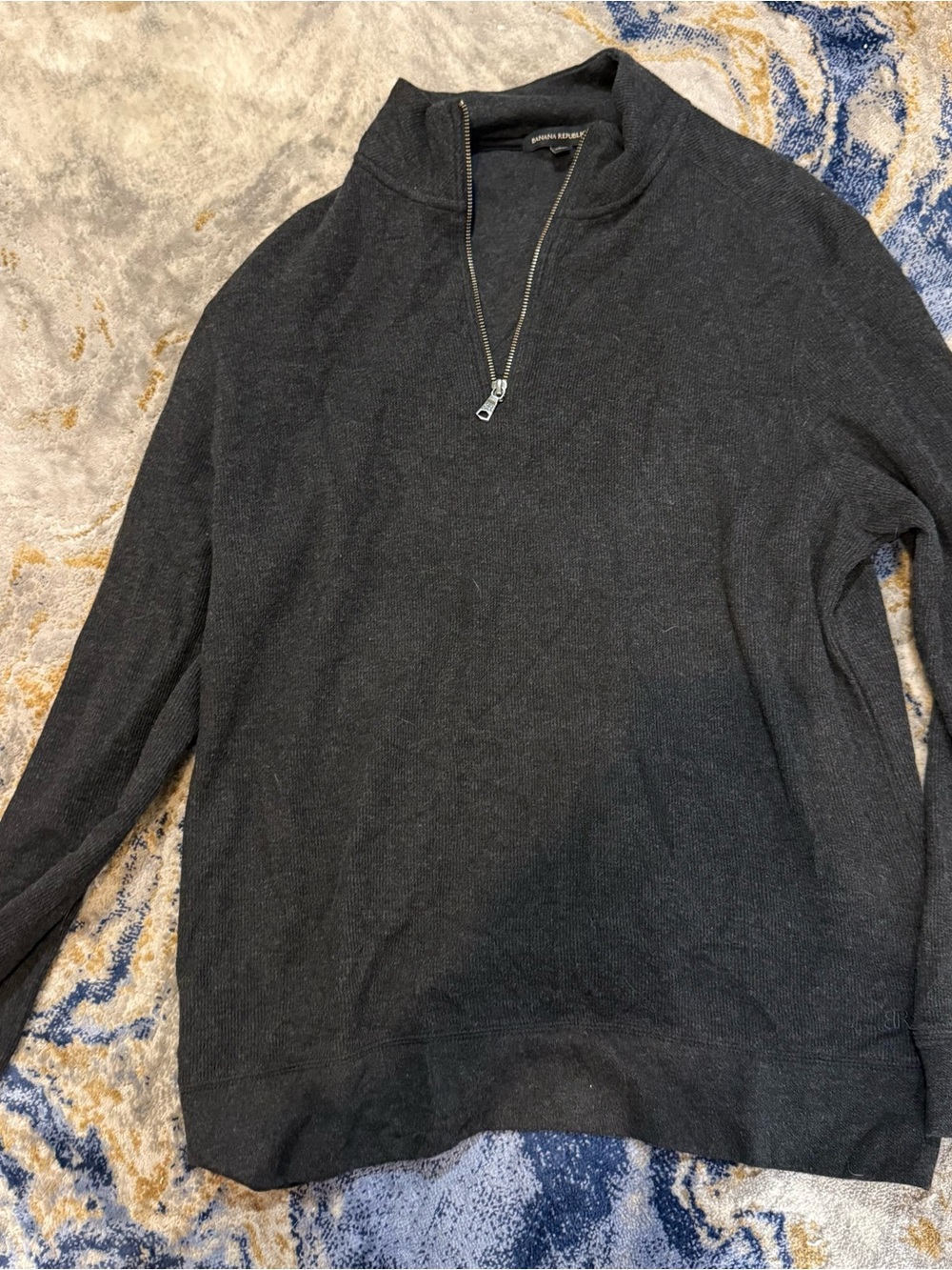Quarter zip men’s banana republic sweater large
